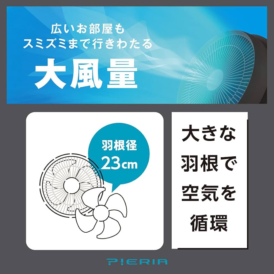 Amazon | ドウシシャ サーキュレーター MEGAサーキュレーター 大風量