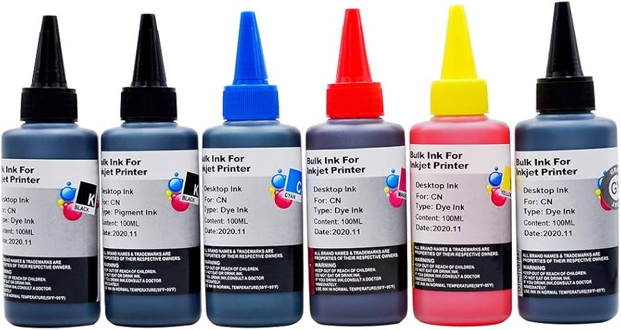 Amazon.co.jp: Edenz キャノン 詰め替えインク 互換 100ml 6色セット