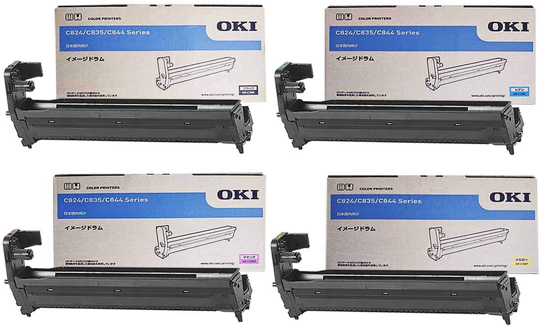 Amazon | [ セット品 ] OKI 純正 DR-C3B イメージドラム 純正 4色
