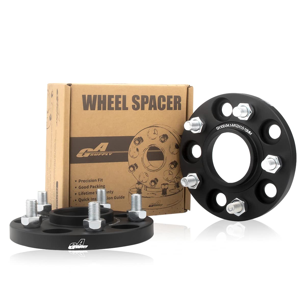Amazon | GAsupply 鍛造ワイドトレッドスペーサー PCD100 5H 内径54.1