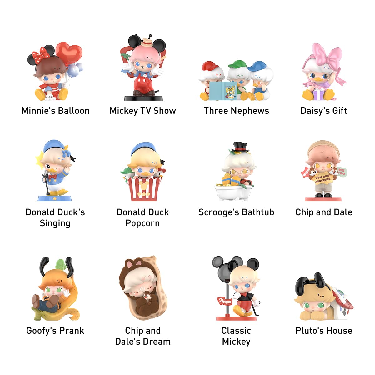 Amazon.co.jp: POP MART DIMOO WORLD × DISNEY シリーズ 【1ピース