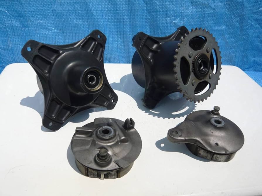 Amazon.co.jp: 当時シャリー 5.5Jに 純正ワイドホイール ハブ前後