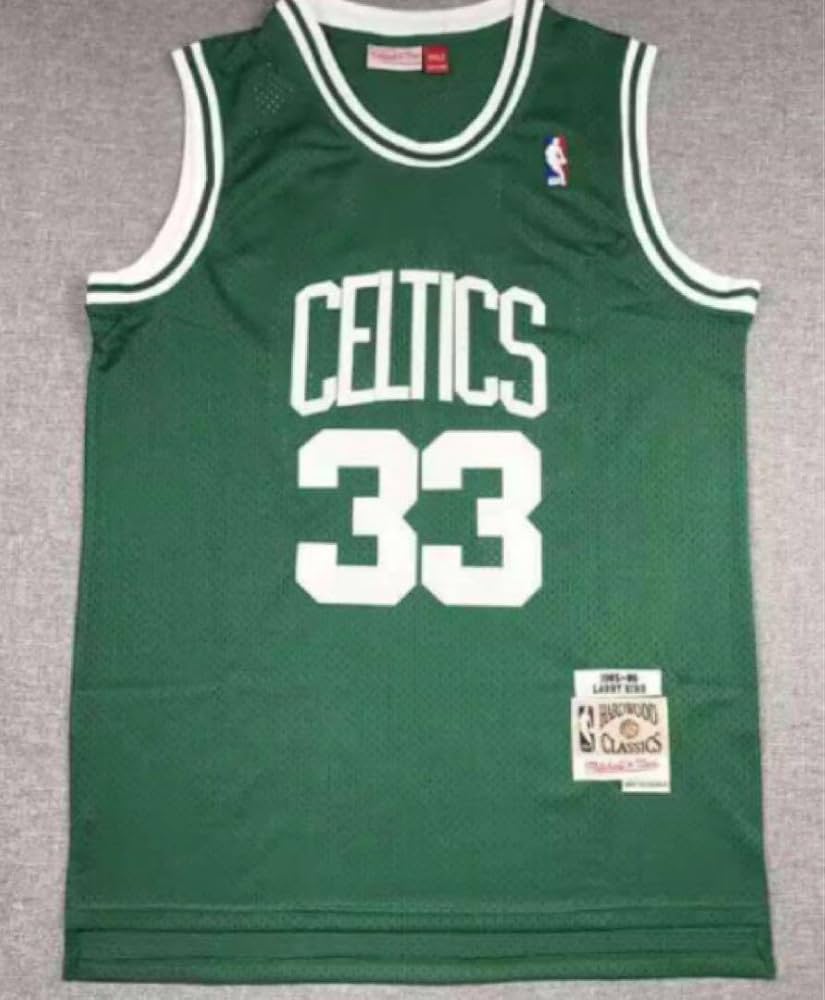 Amazon.co.jp: NBAレトロなユニフォームラリーバードセルティックスの