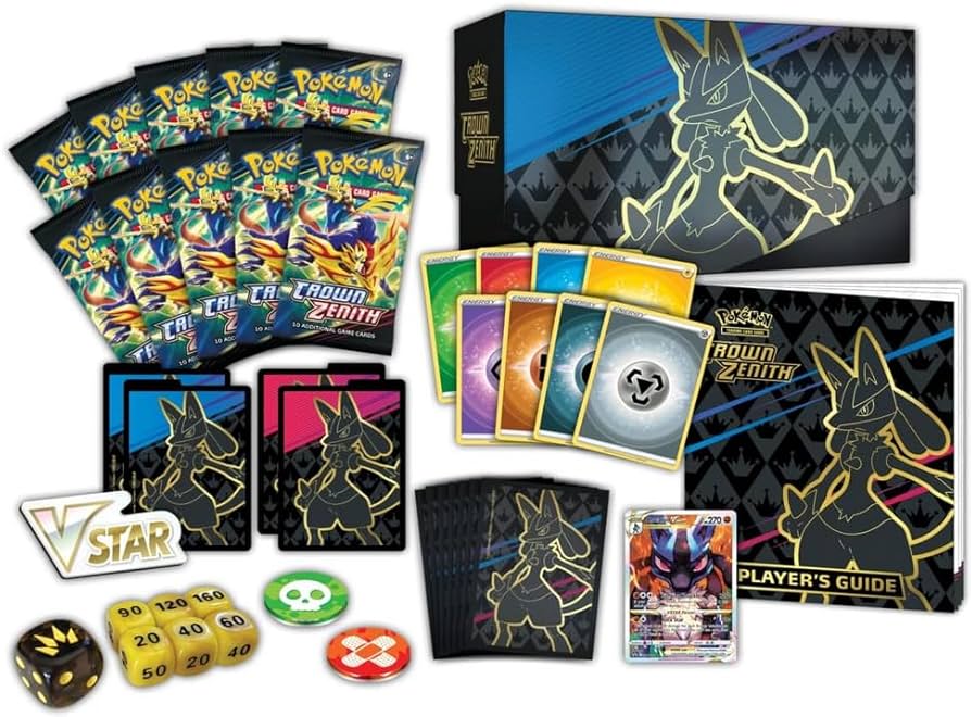 Amazon.com: Pokemon TCG - Crown Zenith - Elite Trainer Box : Toys