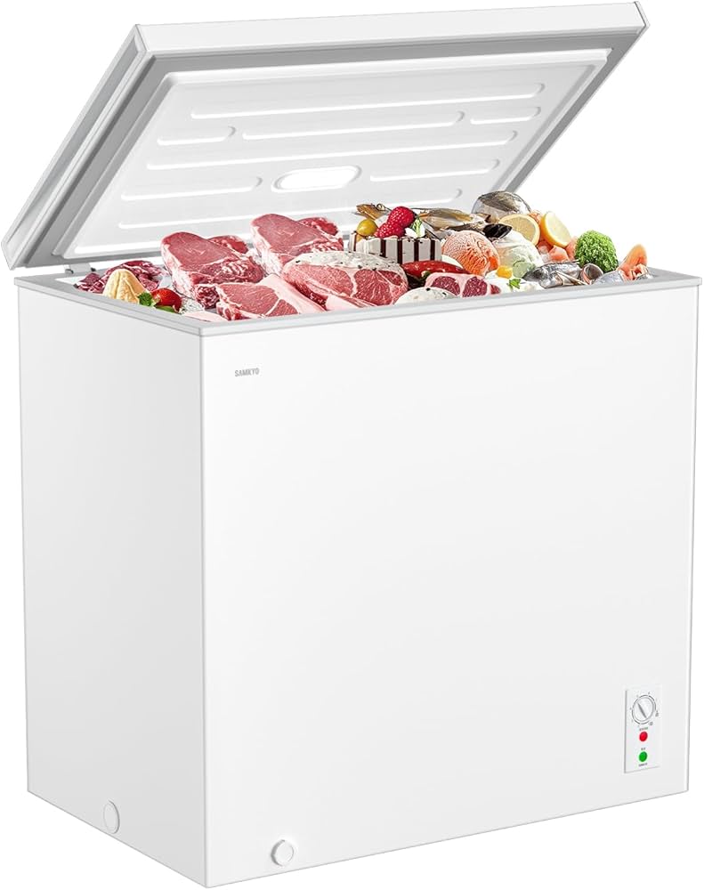 Amazon | SAMKYO 冷凍庫 200L 上開き式 業務用 家庭用 チェスト