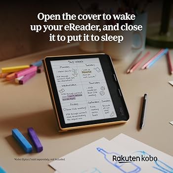 Amazon.com: Kobo Libra Colour SleepCover Case | Black | Sleep/Wake