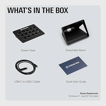 Amazon.com: Elgato Stream Deck MK.2 – 工作室控制器,15 個宏鍵,觸發