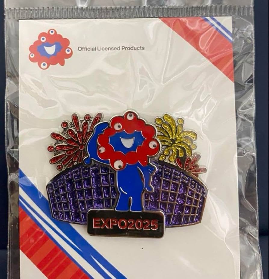 Amazon | ミャクミャク 大屋根リング ピンバッジ 万博 2025 | バッジ