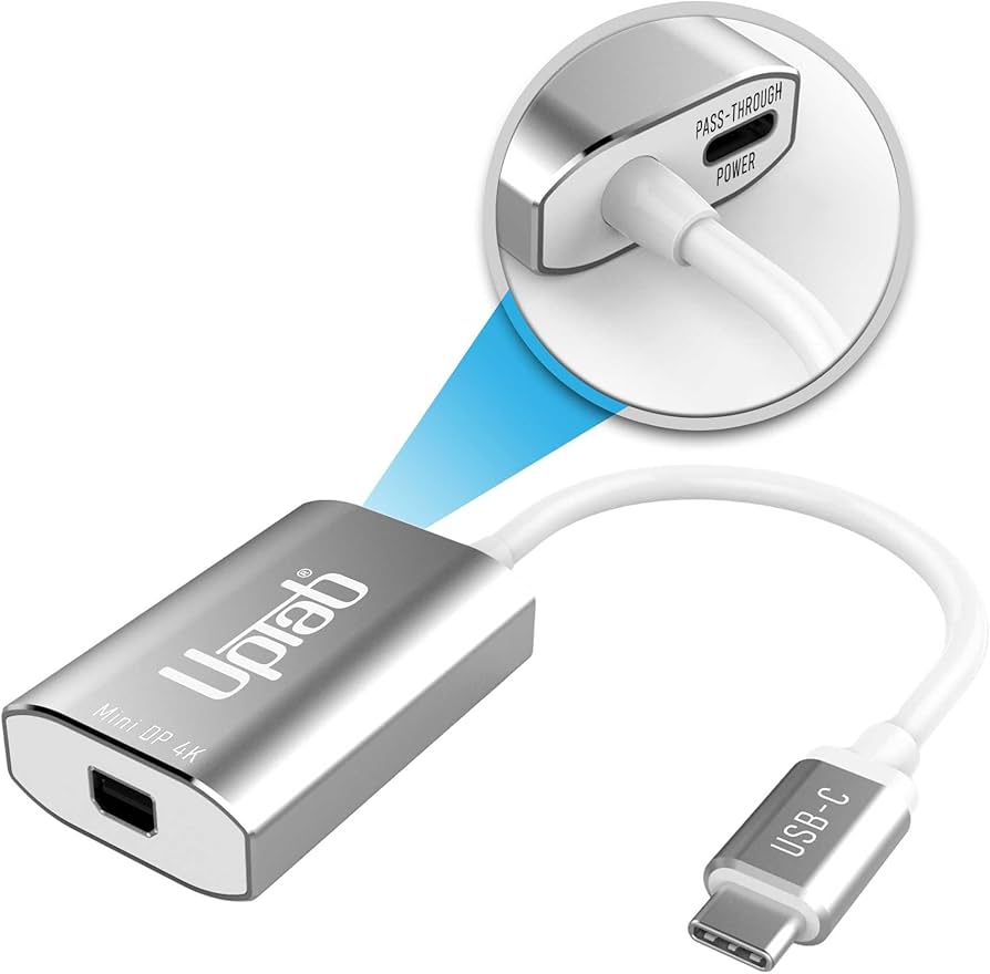 Amazon.com: USB C to Mini DisplayPort Adapter UPTab 4K@60Hz USB-C