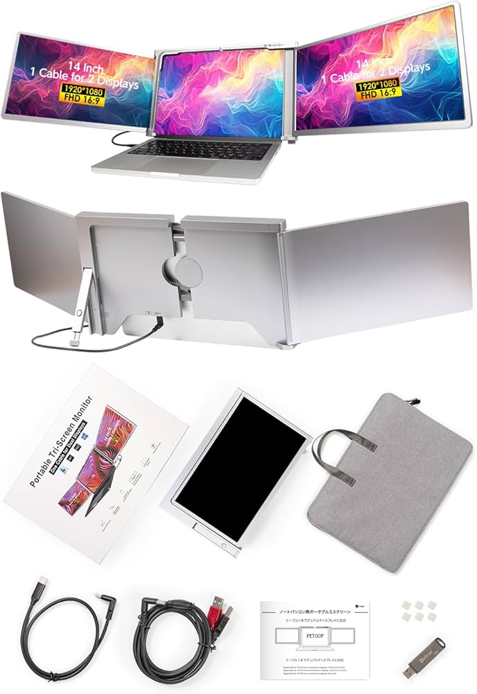 Amazon.co.jp: 【超軽量1.42kg ケーブル1本で接続】 MacOS M1 M2 M3