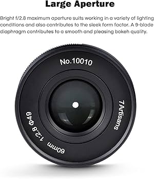 Amazon.com : 7artisans 60mm F2.8 II V2.0 APS-C Format Macro Lens