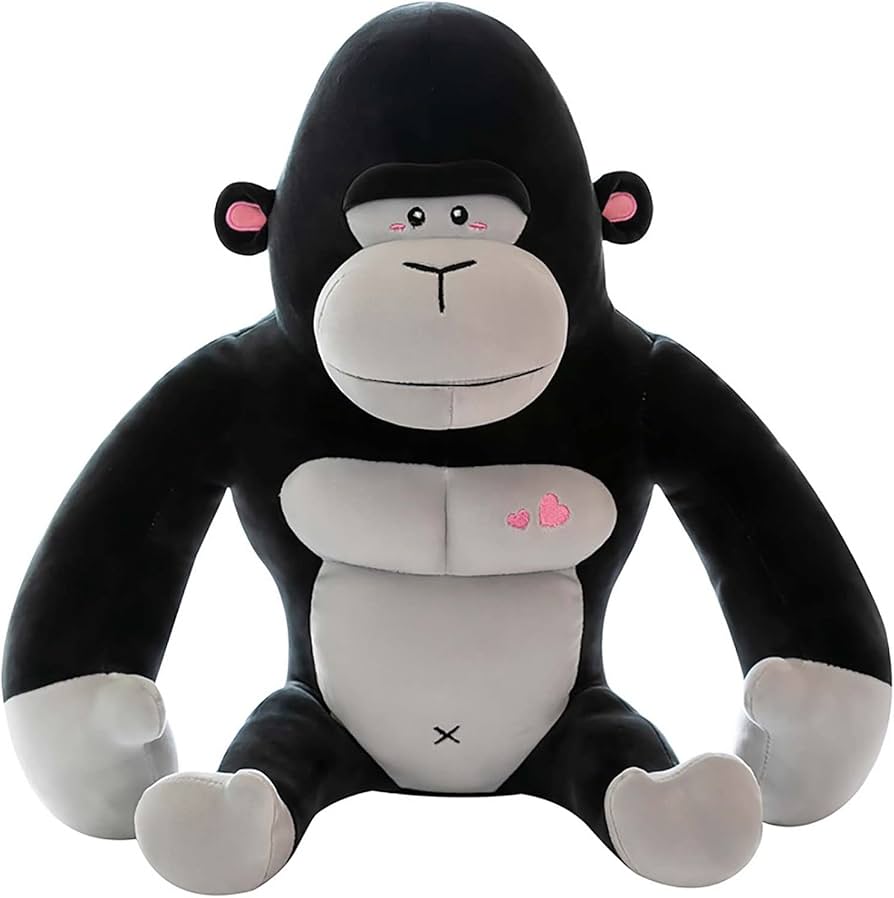 Amazon.co.jp: スーパージャイアントゴリラぬいぐるみ人形、子供と大人