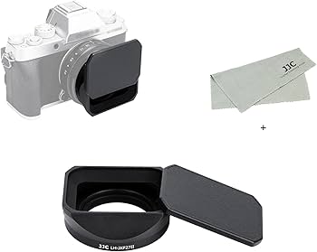 Amazon | JJC メタル 正方形 LH-XF27 レンズフード + フードキャップ