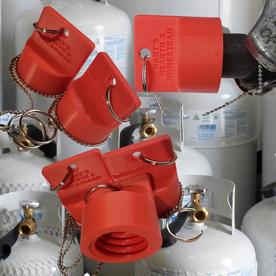 Amazon.com : Hart's Hearth & Homestead Propane OPD Threaded Red