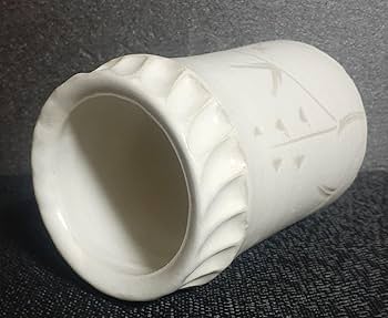 Amazon.co.jp: 希少作家 長池潤一 作 化粧連理草文花器 師 人間国宝