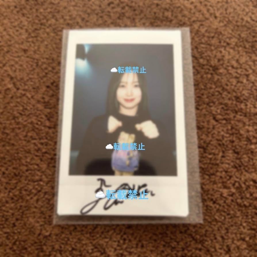 NMIXX ジウ直筆チェキ当選者ポラ