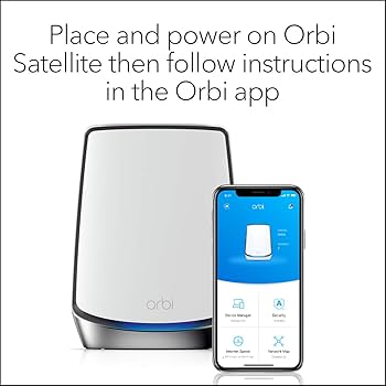 Amazon.com: NETGEAR Orbi Whole Home Mesh WiFi 6 Satellite (RBS850