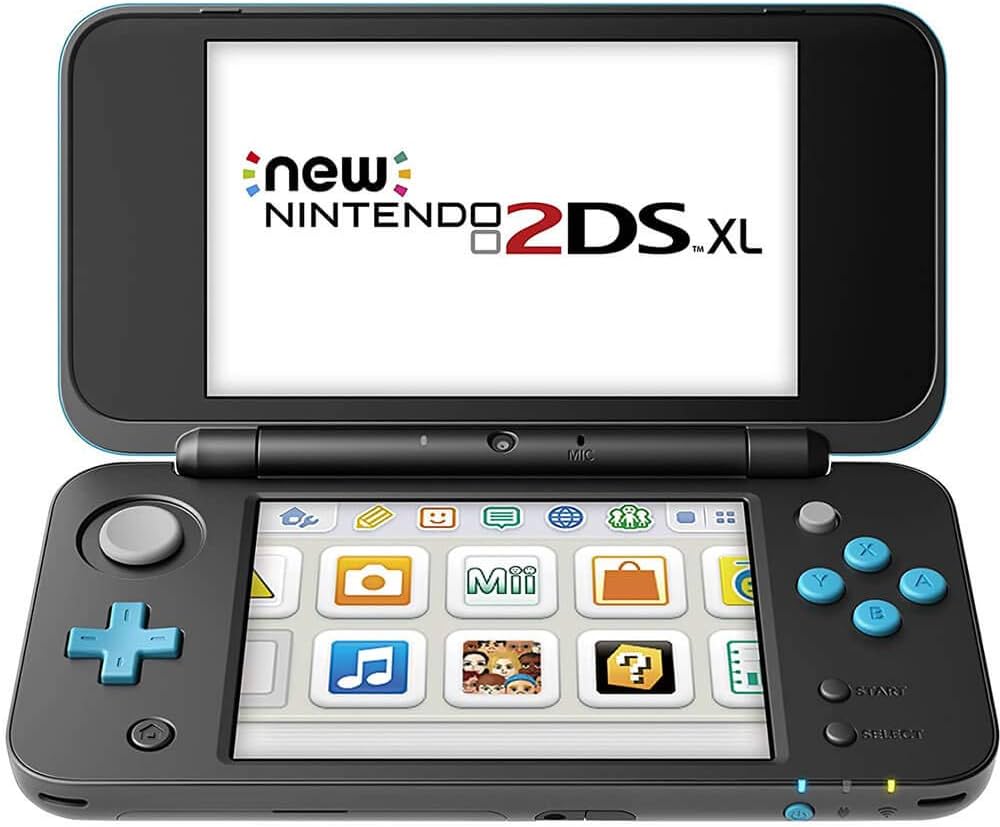 Amazon.com: New Nintendo 2DS XL - Black + Turquoise With Mario