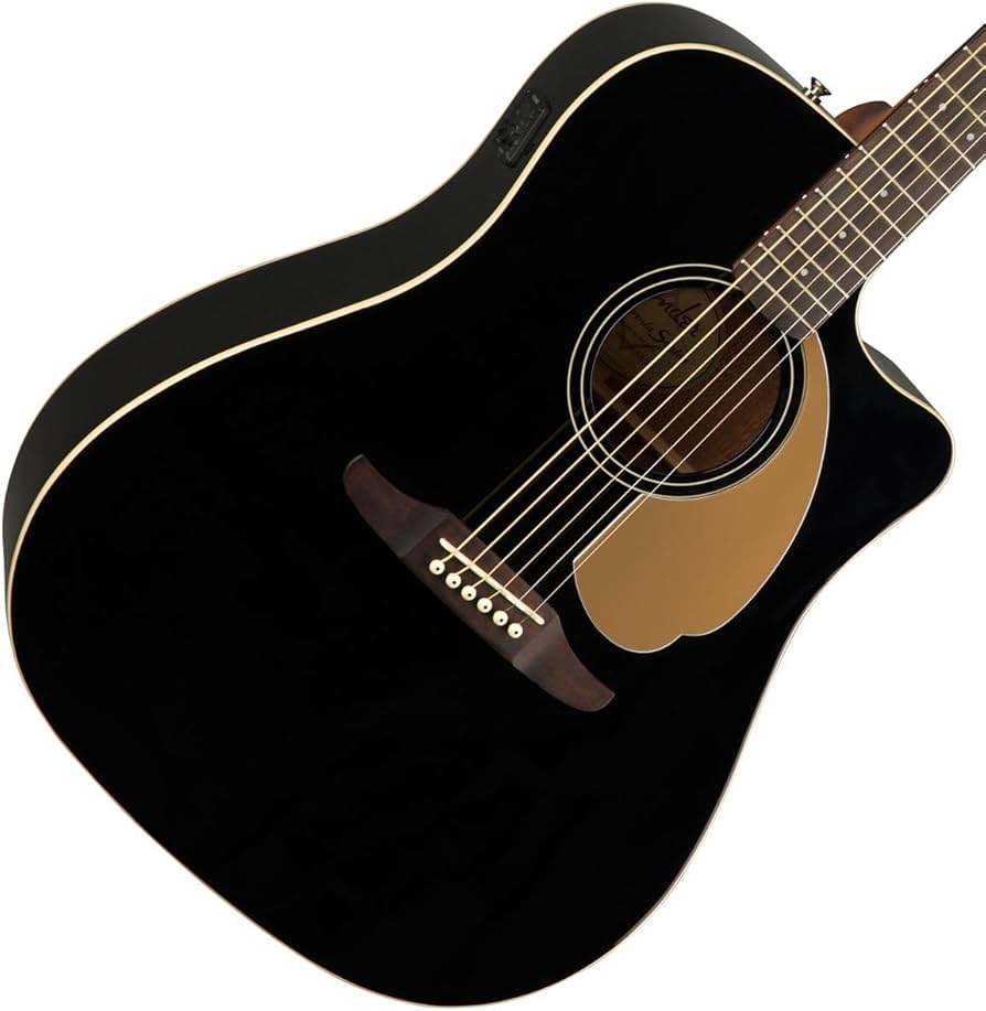 Amazon | Fender エレアコ Redondo Player, Jetty Black ソフトケース
