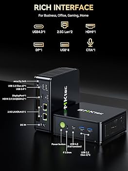 Amazon.com: GMKtec Gaming Mini PC Ryzen 7640HS (Beats 6800H/6800U