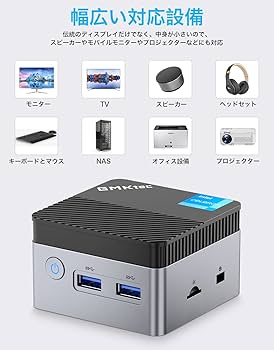 Amazon.co.jp: GMKtec ミニPC Windows11 Pro 8GB/256GB SSD インテル