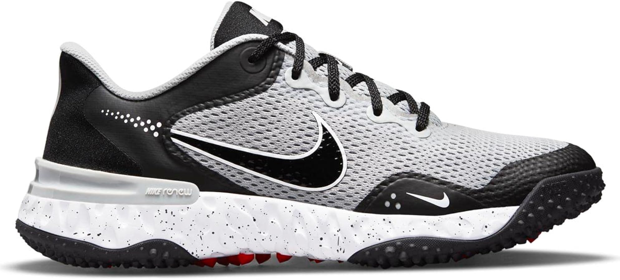 Amazon.com | Nike Alpha Huarache Elite 3 Baseball Turf Shoes Gray