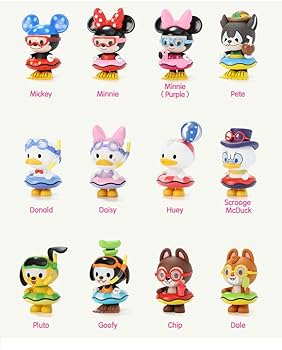 Amazon.co.jp: POPMART DISNEY ミッキー&ミニー プールパーティー