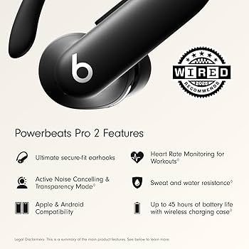Amazon.com: Beats Powerbeats Pro 2 - Wireless Noise Cancelling
