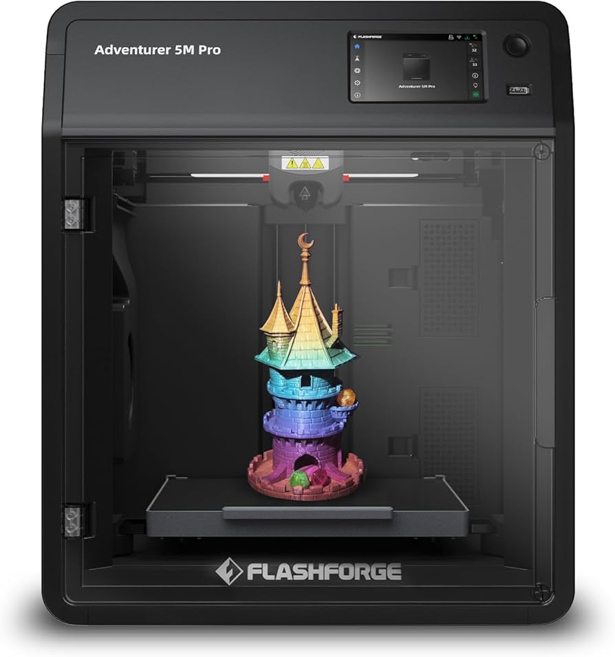 FLASHFORGE Adventurer 5M Pro 3D Printer with 1 Click Auto Printing