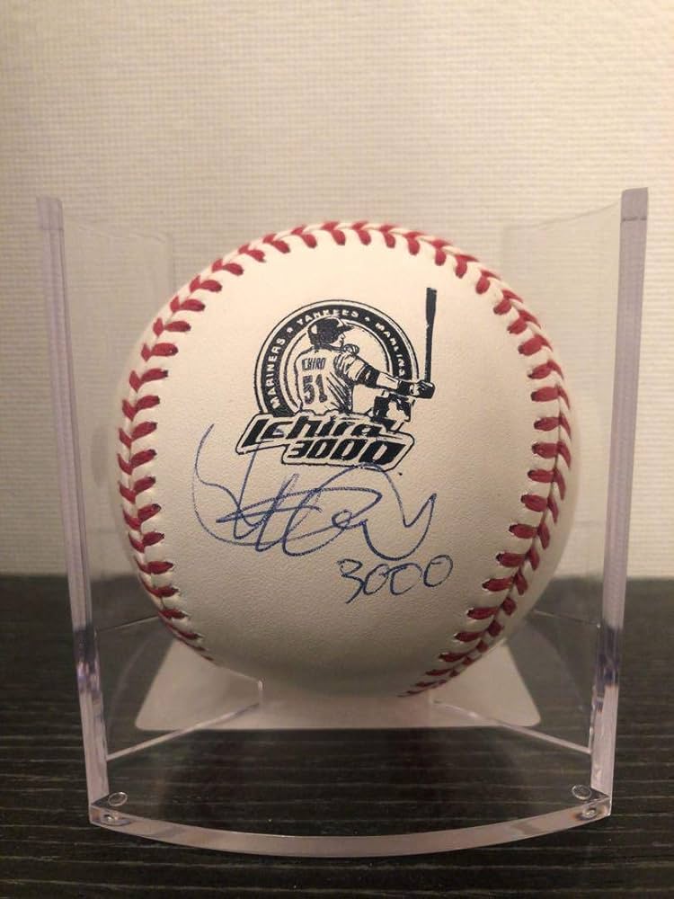 MLB3000本安打達成記念 イチロー選手直筆サインボール