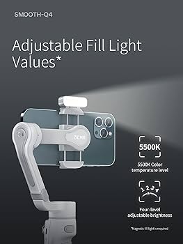 Amazon.com: ZHIYUN Smooth Q4 Combo Gimbal Stabilizer, 3-Axis