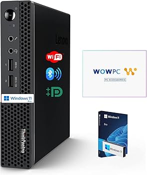 Amazon.com: Lenovo ThinkCentre Micro Desktop, 16GB DDR4 RAM, 512GB