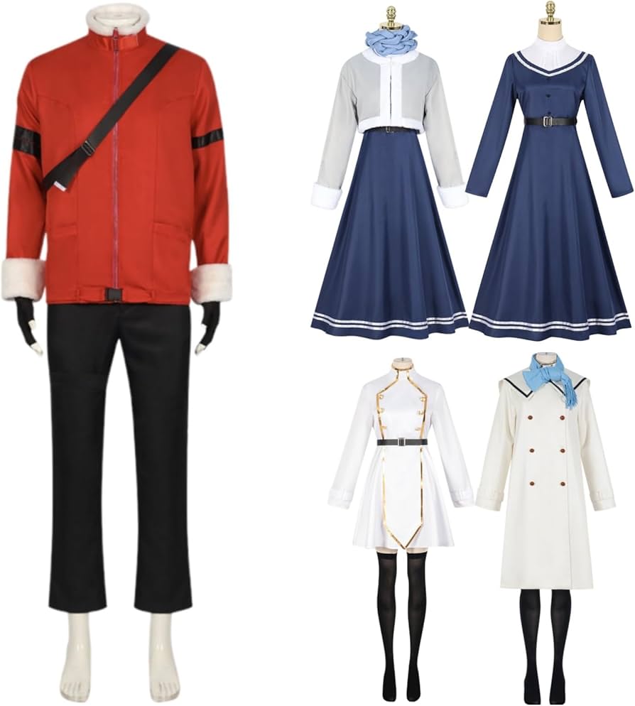 Amazon.co.jp: フリーレン フェルン シュタルク コスプレ衣装 冬服