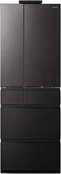 Amazon | パナソニック 冷蔵庫 幅65cm 525L NR-F53CV1-K ヘアライン