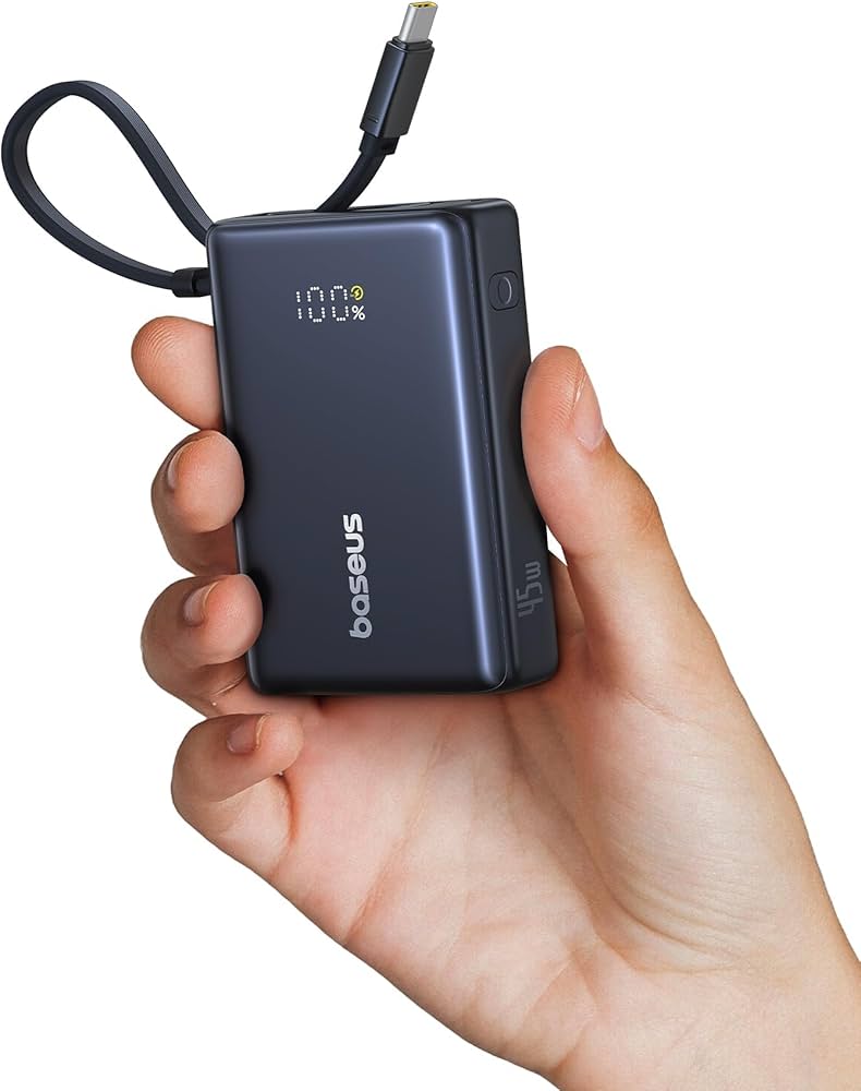 Amazon | Baseus PicoGo モバイルバッテリー 45W 10000mAh USB-C