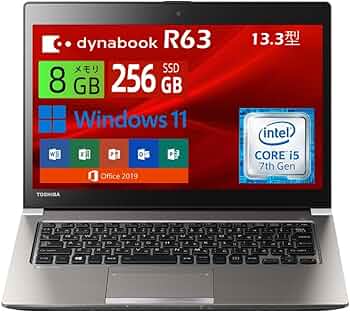 Amazon.co.jp: 【整備済み品】東芝 ノートパソコン 軽量薄型 dyna book