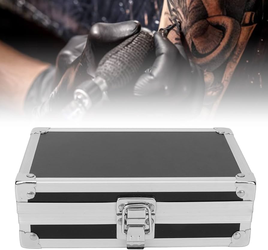 Amazon | タトゥーマシン収納ボックス アルミニウム ポータブル
