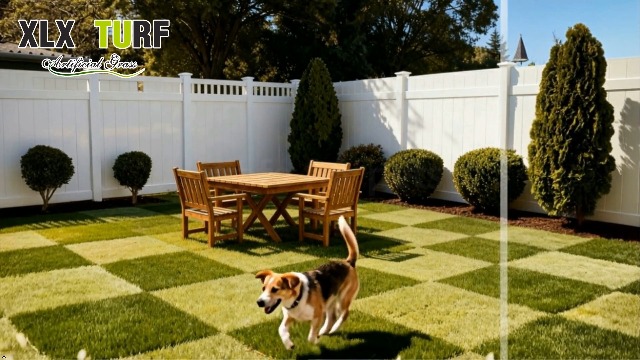 Amazon.com: XLX TURF Artificial Grass Turf Tiles Interlocking Set