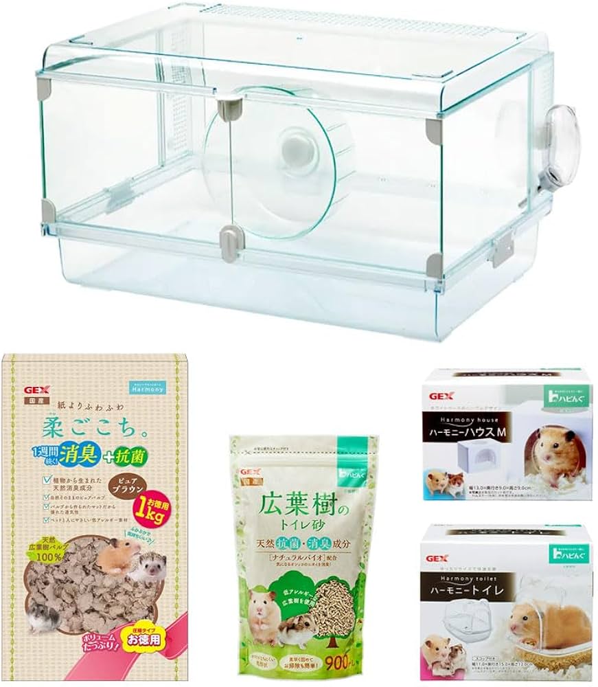 Amazon | GEX ゴールデンハムスター飼育セット グラスハーモニー