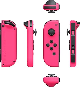 Amazon.com: Nintendo Joy-Con (L/R) - Neon Pink/Neon Green : Video