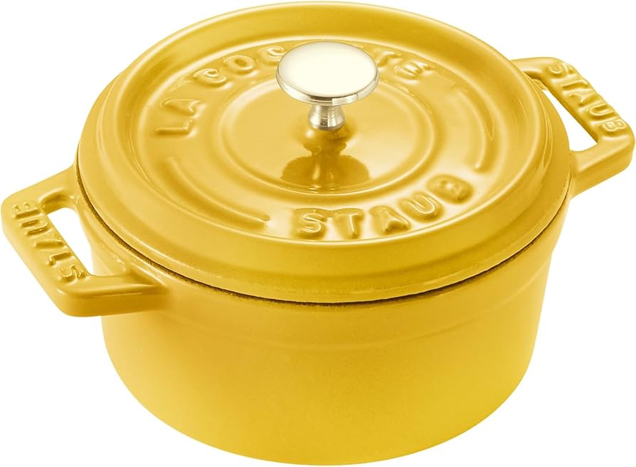 Amazon｜staub ストウブ 「 ミニ ピコ ココット ラウンド シトロン
