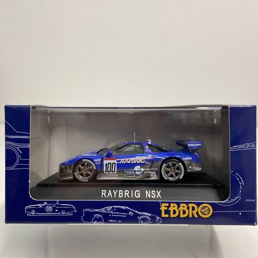 Amazon | EBBRO 1/43 HONDA Raybrig NSX JGTC 2000年 #100 青箱 エブロ