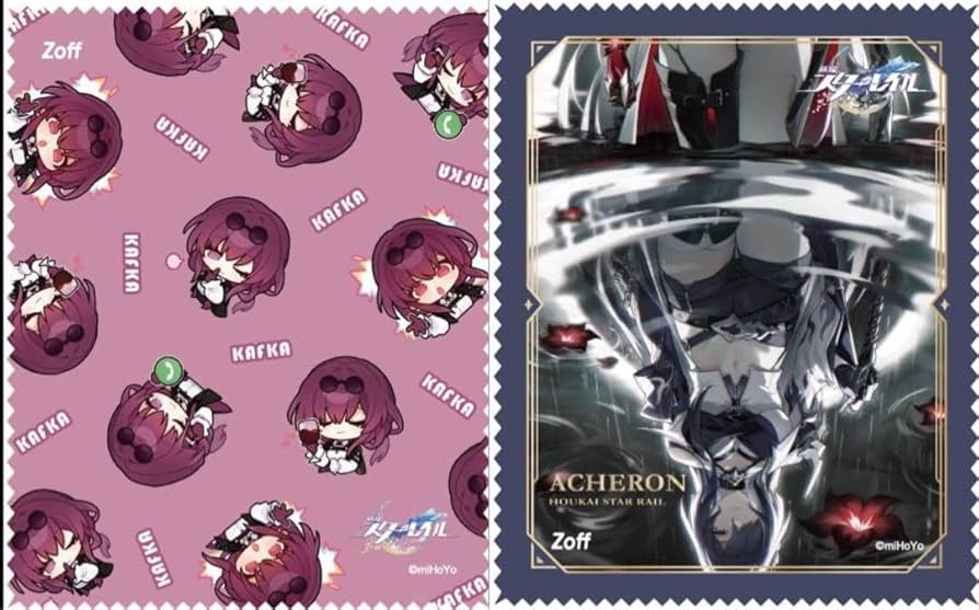 Amazon.co.jp: カフカ 黄泉 崩壊 スターレイル Zoff メガネ拭き 2種