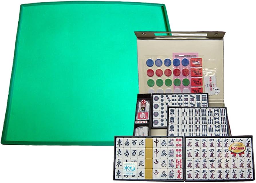 Amazon.co.jp: 麻雀牌 水仙 + トンシーマット ◎ 高級麻雀牌【水仙】と