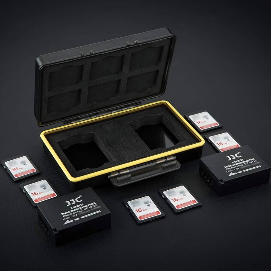 Amazon | JJC 【富士フィルム バッテリー 2枚 + SDカード 6枚