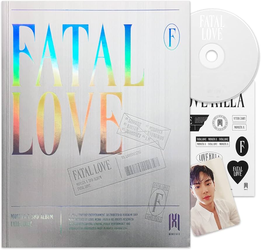 Amazon.com: MONSTA X - The 3rd Album [FATAL LOVE] (Ver. 4) Photo