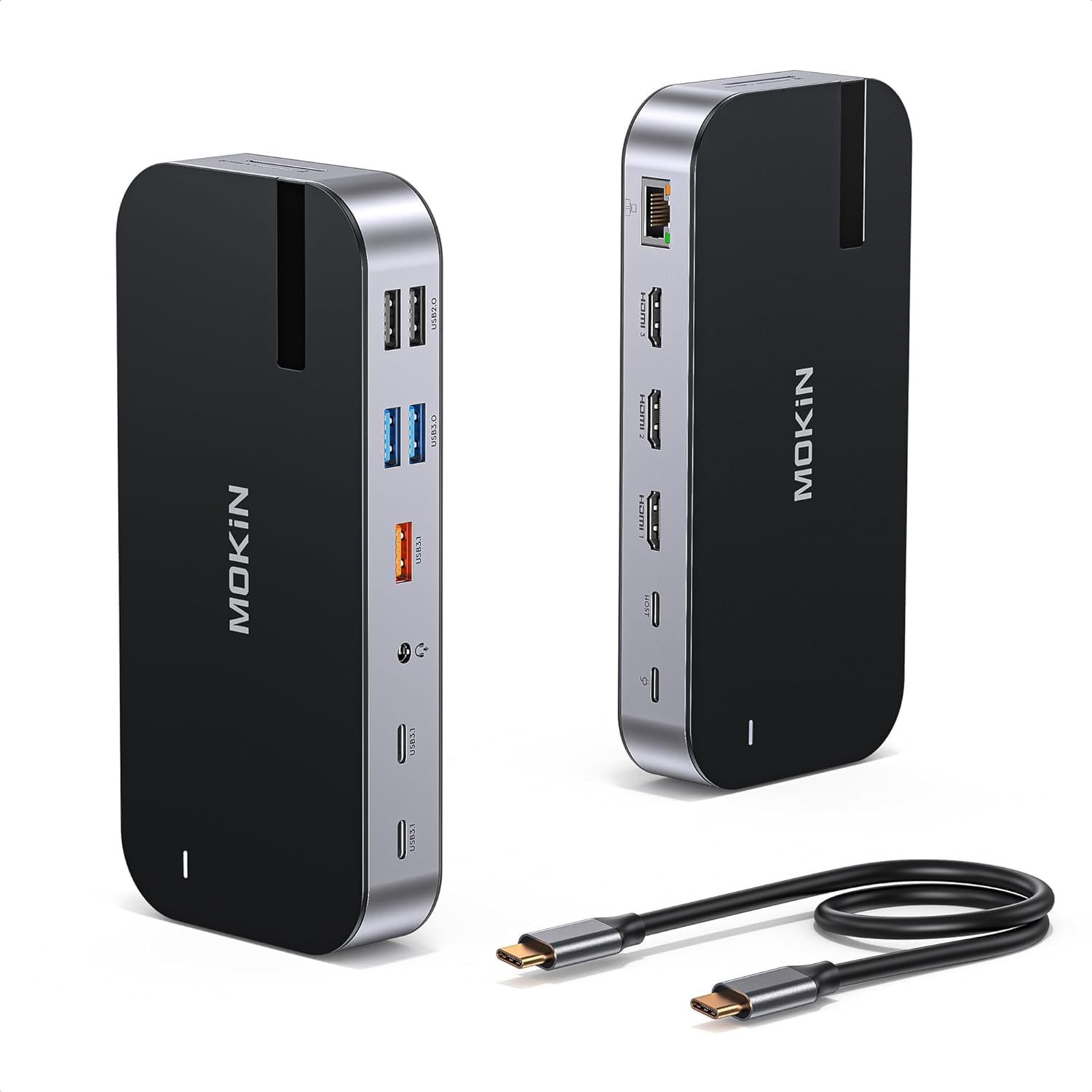 Amazon | MOKiN USB Cドッキングステーション 3画面出力【3*HDMI4K