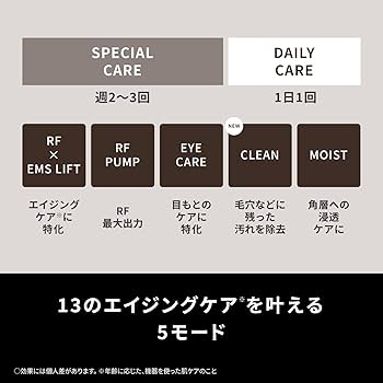 Amazon.co.jp: パナソニック 美顔器 バイタリフト RF 1台13役 高出力RF