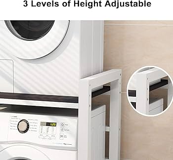 Amazon.co.jp: 高さ調節可能な乾燥機スタンド、多機能洗濯機スタンド