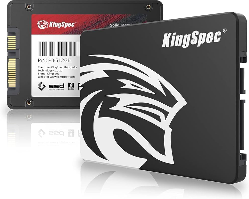 Amazon | KingSpec SSD 512GB SATAIII 6Gb/s 2.5インチ内蔵SSD 最大